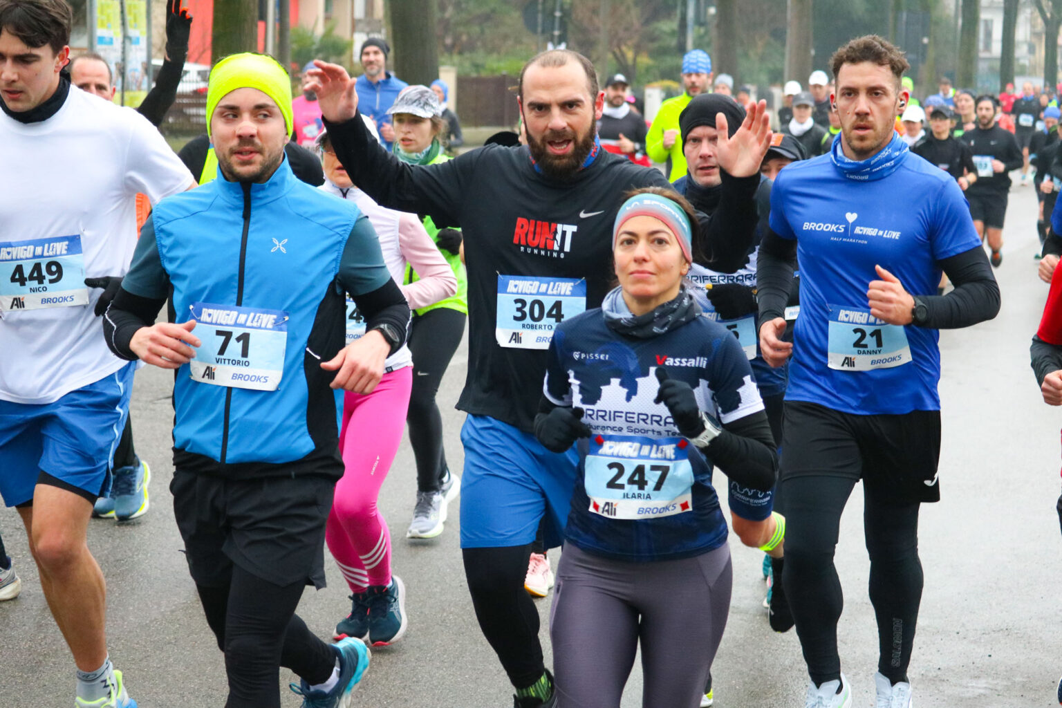 Atleti della Brooks Half Marathon